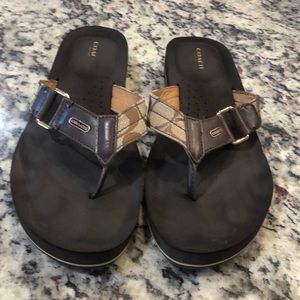 Coach Flip Flops